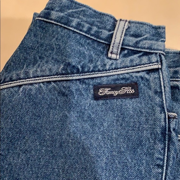 Vintage Fancy ass jeans. 12 in rise size 29 - Picture 1 of 5